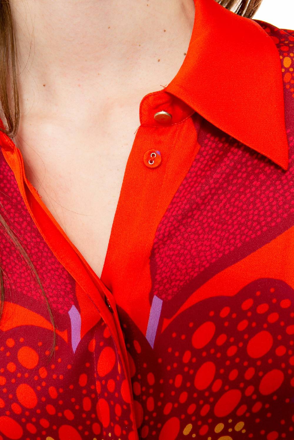 IVI GmbH PARADISE FLOWER Hemdbluse Lipstick