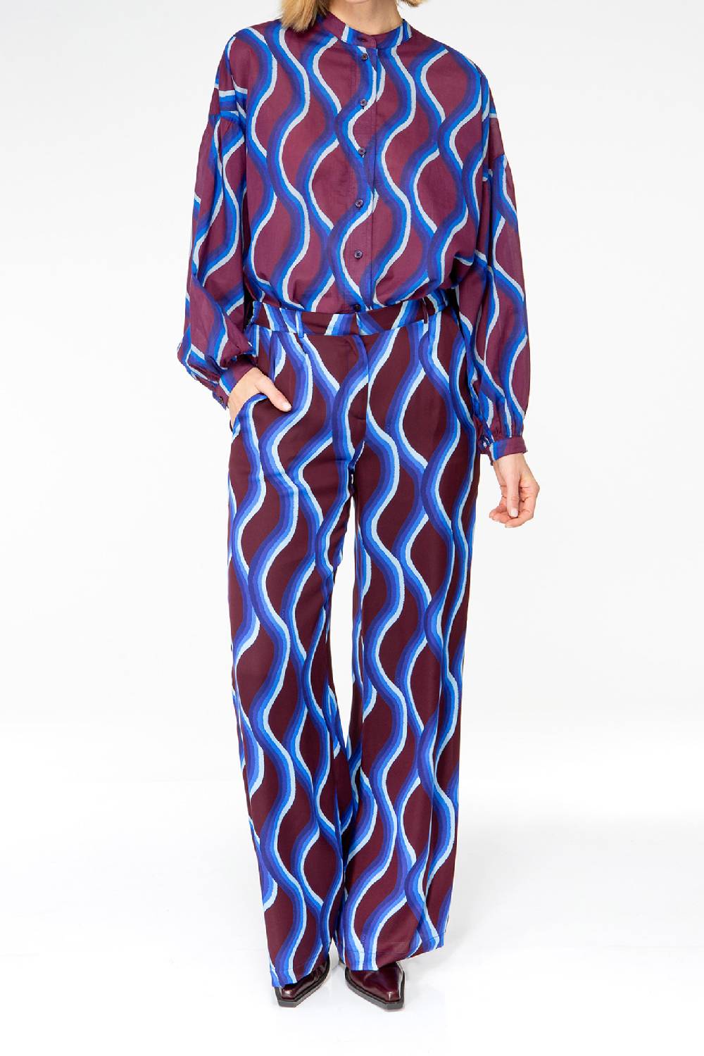 IVI GmbH PARADISE WAVE Bluse Aus Baumwoll-Voile