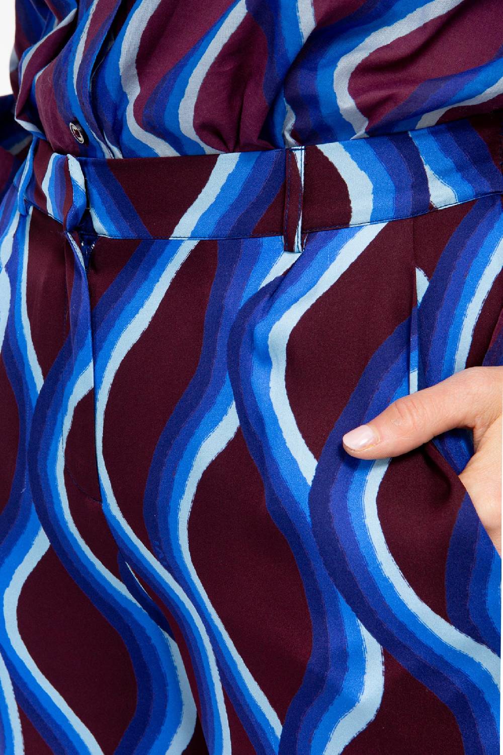 IVI GmbH PARADISE WAVE Seidenhose Mit Weitem Bein