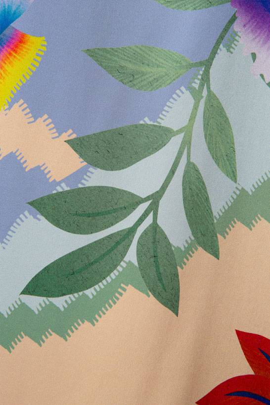 IVI GmbH PIXEL PAISLEY Tunika Lavendel