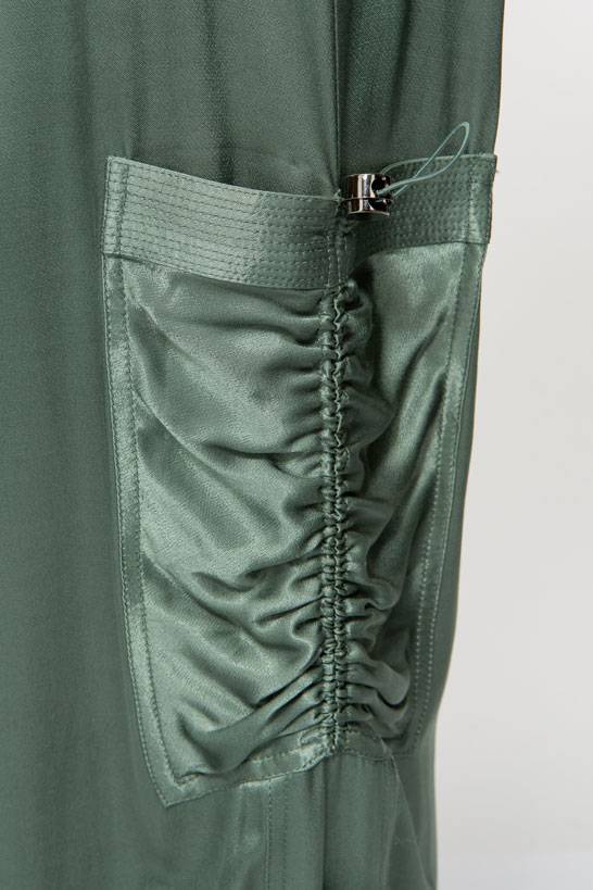 IVI GmbH SATEEN Hose Mit Cargo Details Thyme