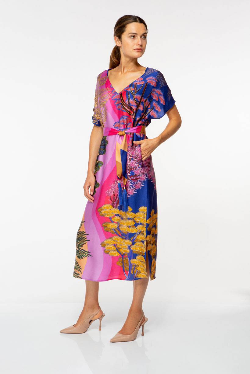 IVI GmbH SEA OF DUNES Kaftankleid Multicolor