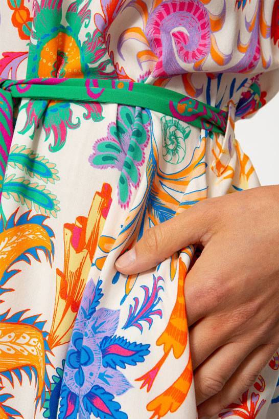 IVI GmbH SEASTAR Kaftankleid Multicolor