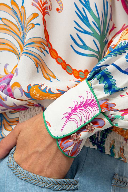 IVI GmbH SEASTAR Wickelbluse Multicolor