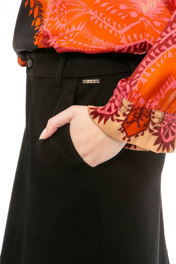 IVI GmbH SOLID JERSEY Rock Schwarz