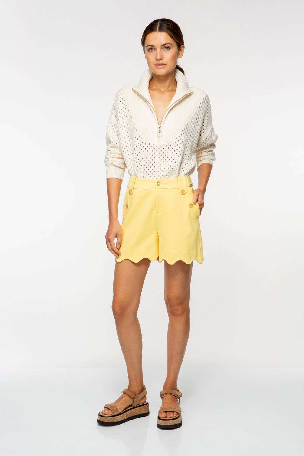 IVI GmbH SOLID JERSEY Shorts Pastel Sun