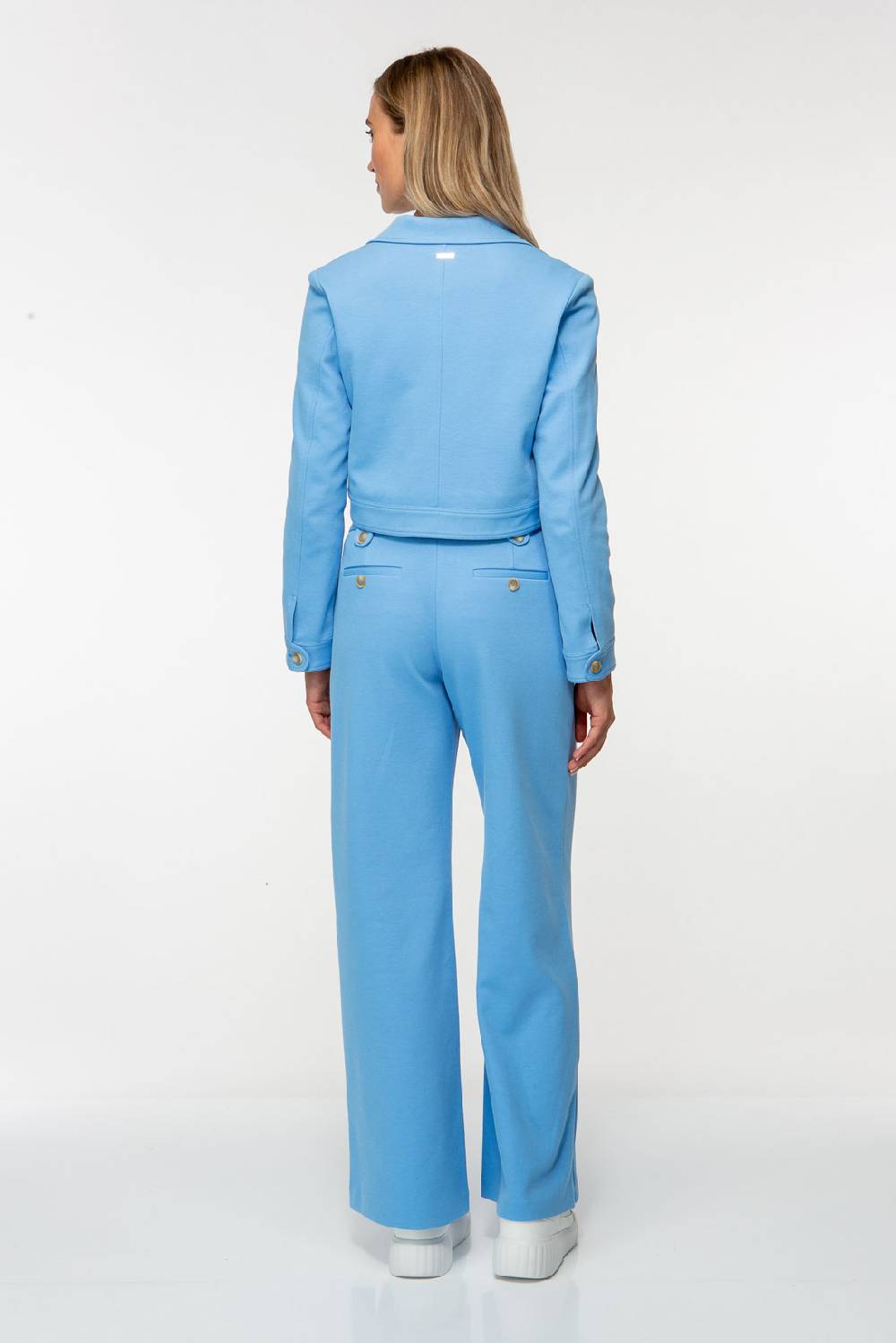 IVI GmbH SOLID JERSEY Verkürzter Blazer Ocean