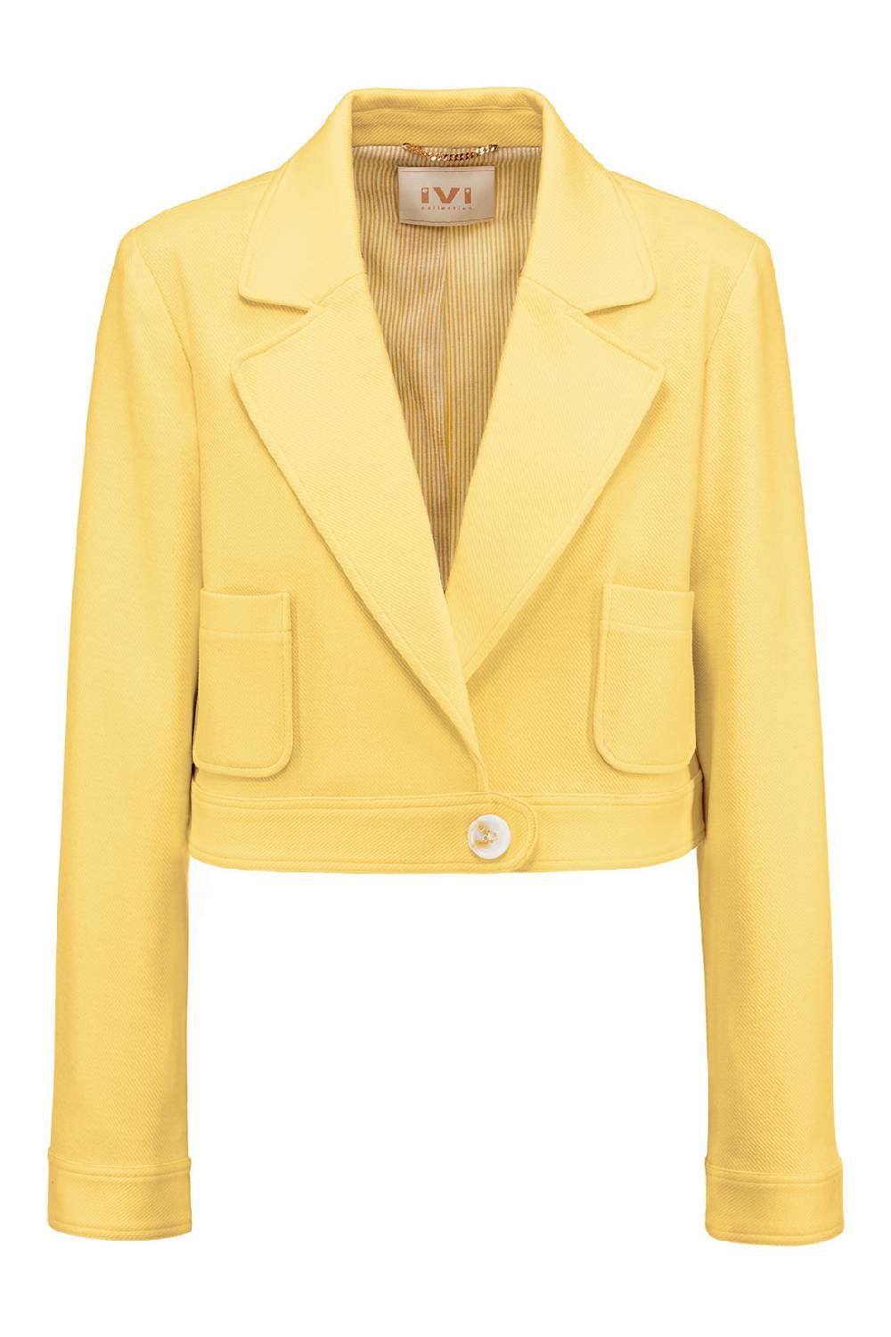 IVI GmbH SOLID JERSEY Verkürzter Blazer pastel sun