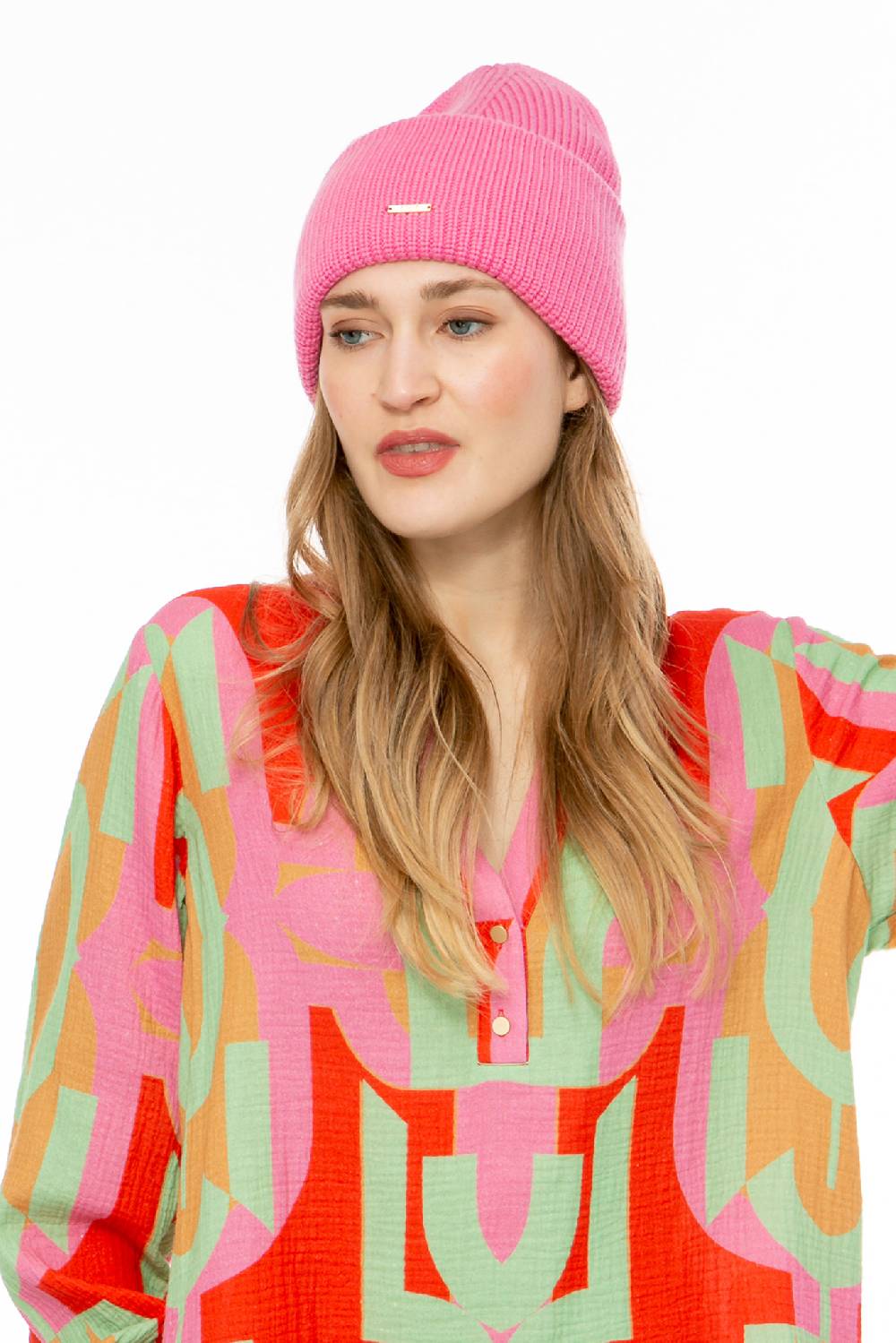 IVI GmbH SOLID KNIT Beanie Pink