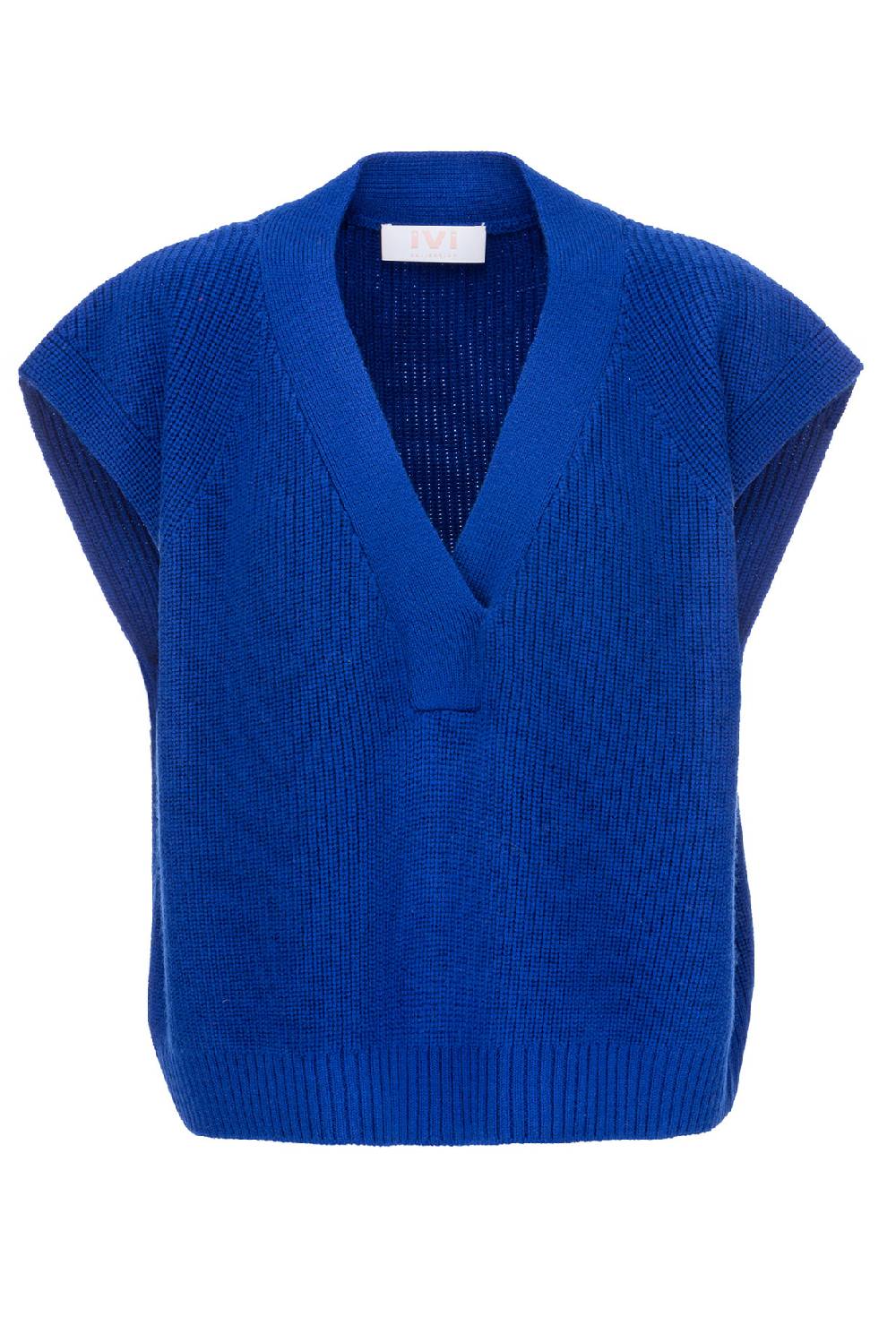 IVI GmbH SOLID KNIT Pullunder royal blau