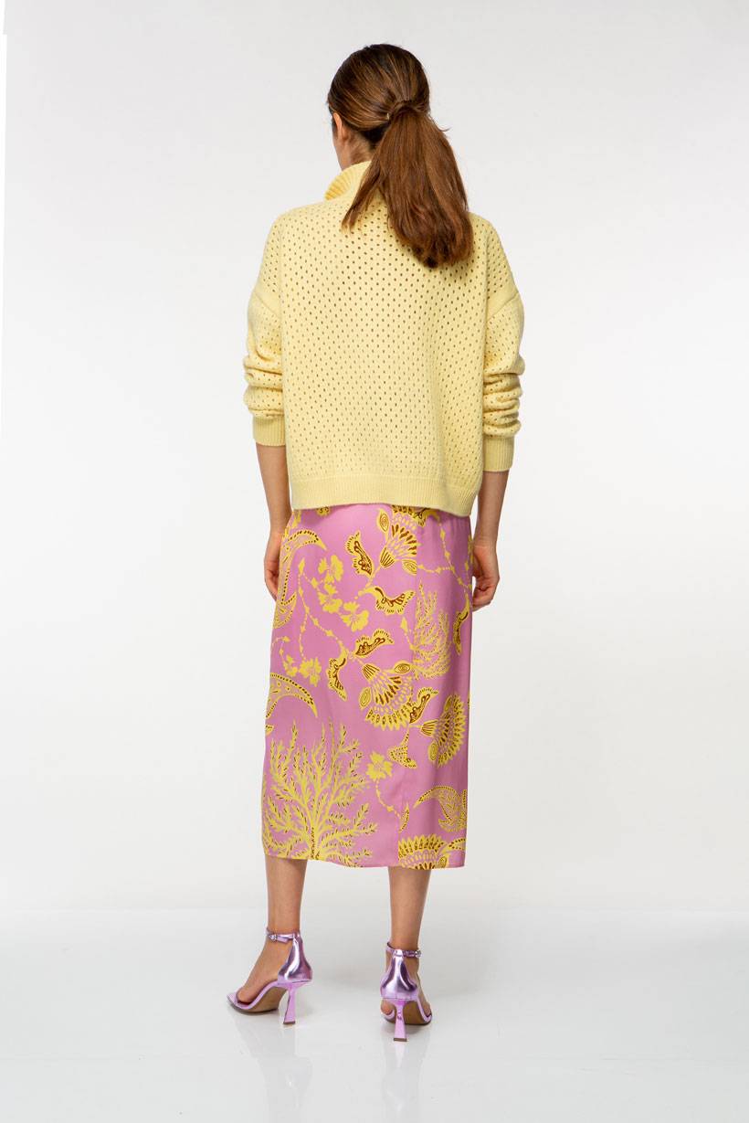 IVI GmbH SOLID KNIT Troyer Pullover Pastel Sun