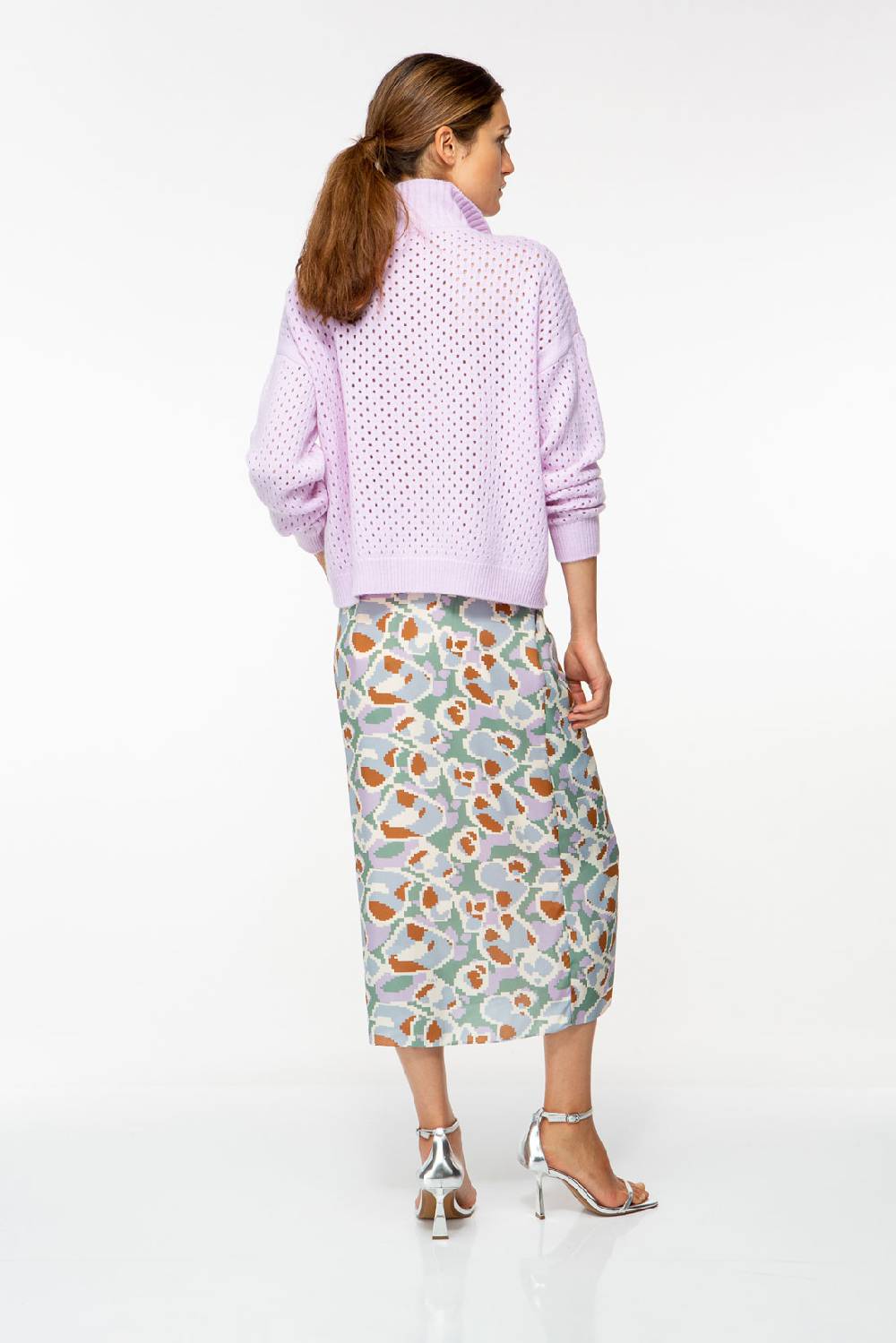 IVI GmbH SOLID KNIT Troyer Pullover Violette