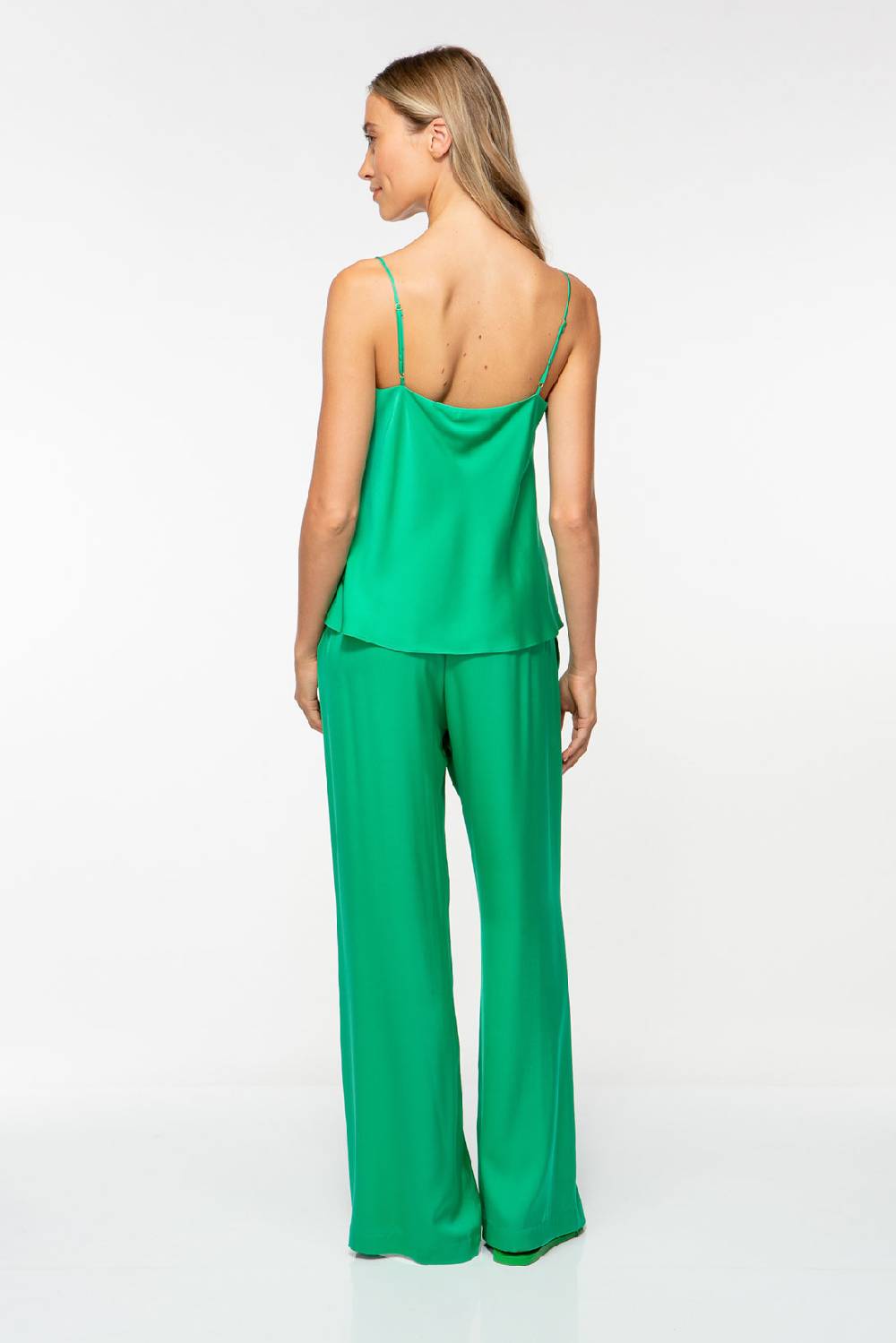 IVI GmbH SOLID SILK Basic Top Smaragd