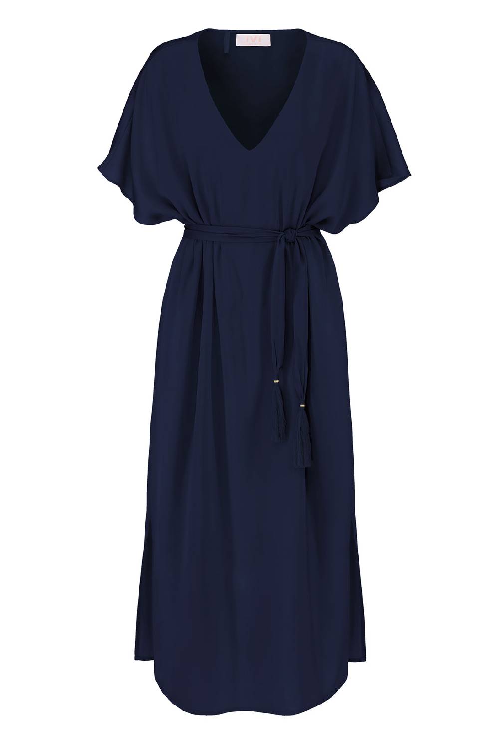 IVI GmbH SOLID SILK Kaftankleid navy