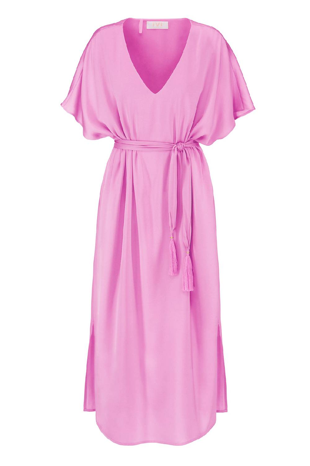 IVI GmbH SOLID SILK Kaftankleid pink orchid