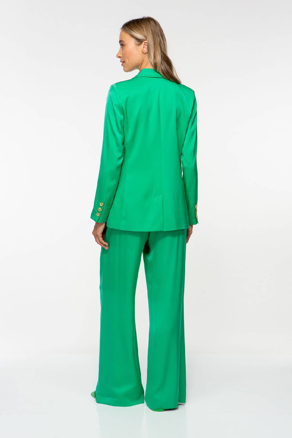 IVI GmbH SOLID SILK Seidenblazer Smaragd