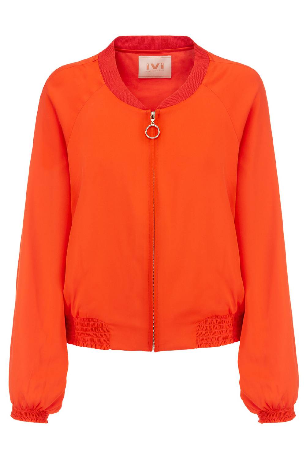 IVI GmbH SOLID SILK Seidenblouson grenadine