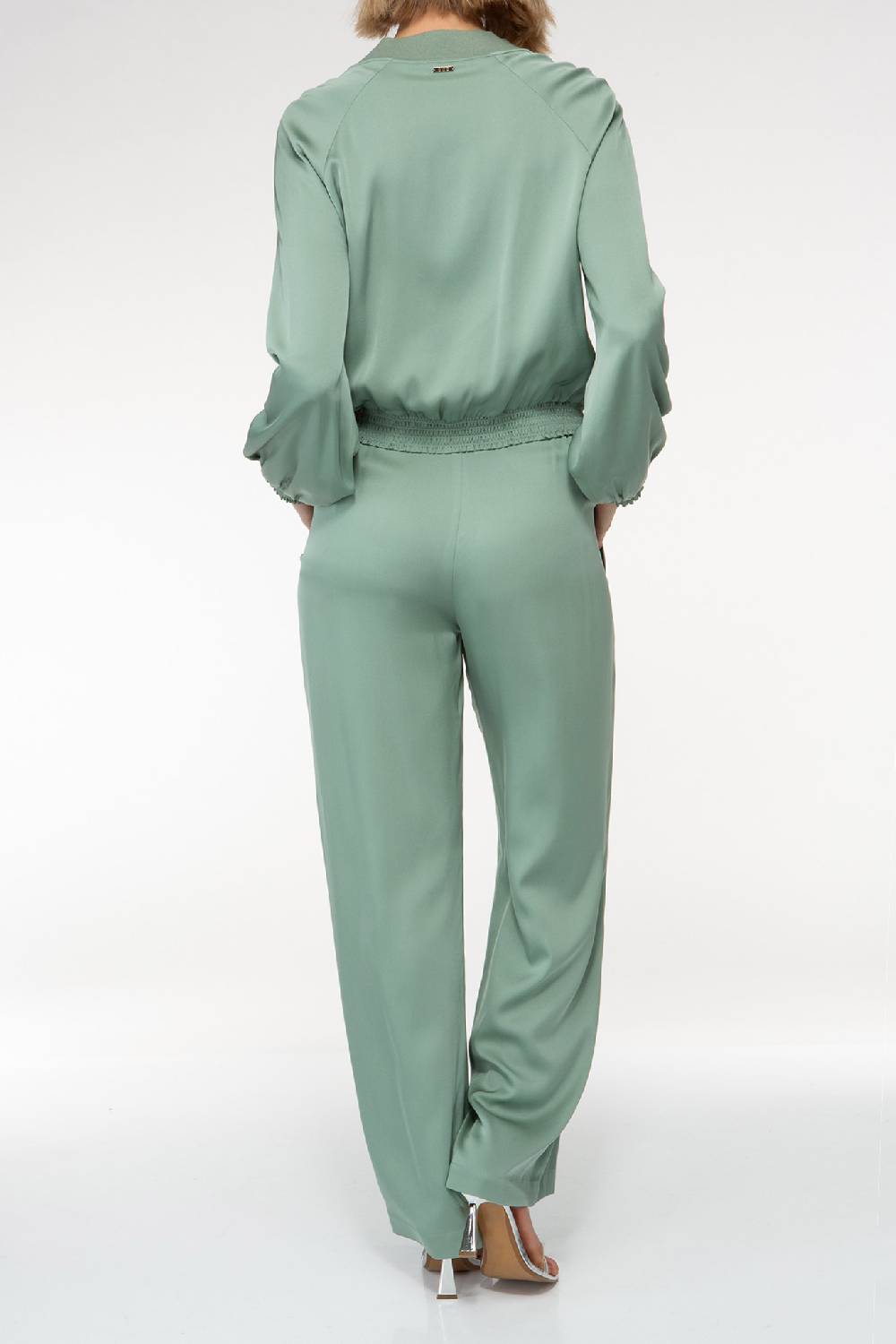 IVI GmbH SOLID SILK Seidenblouson Salbei