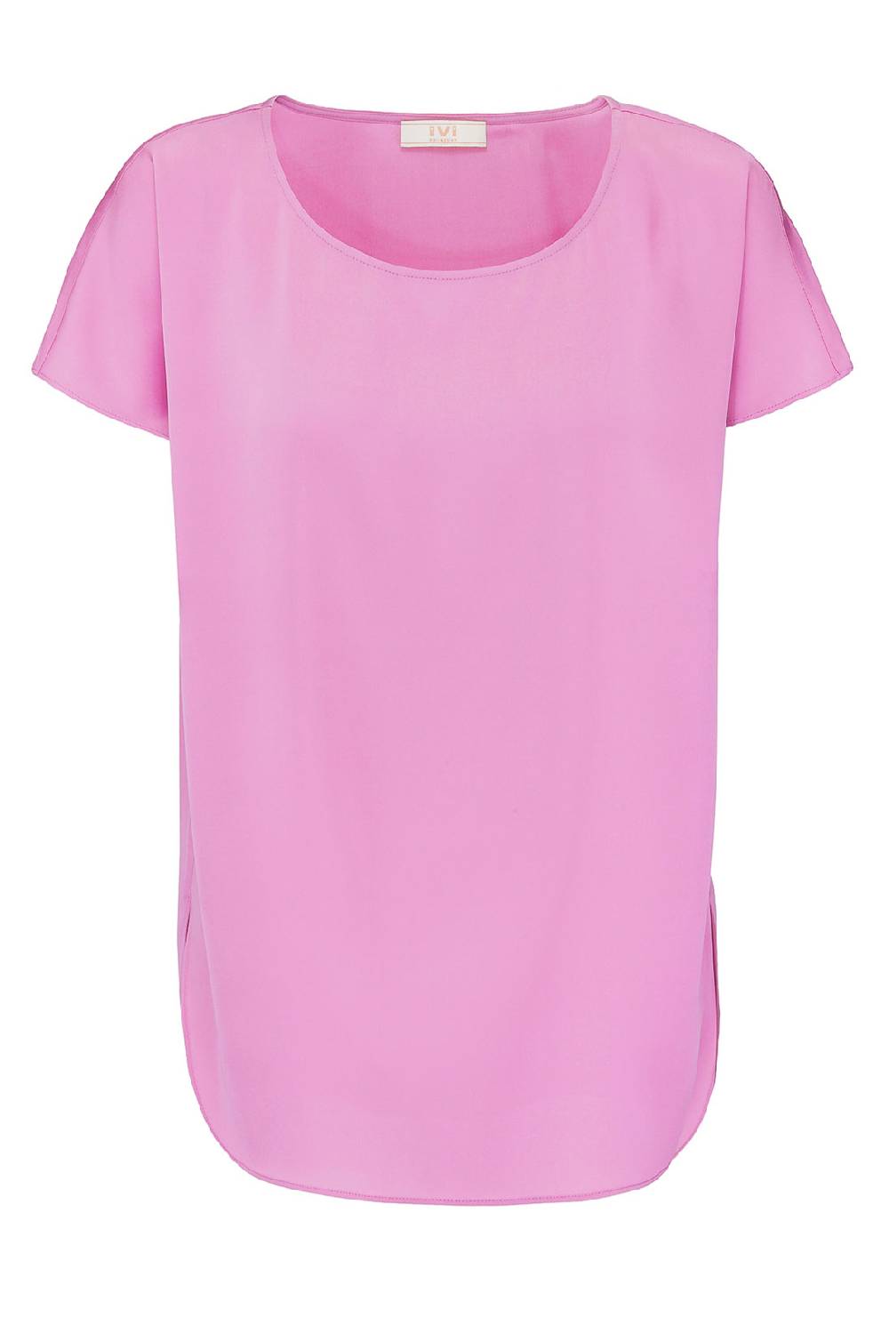 IVI GmbH SOLID SILK Seidenshirt pink orchid
