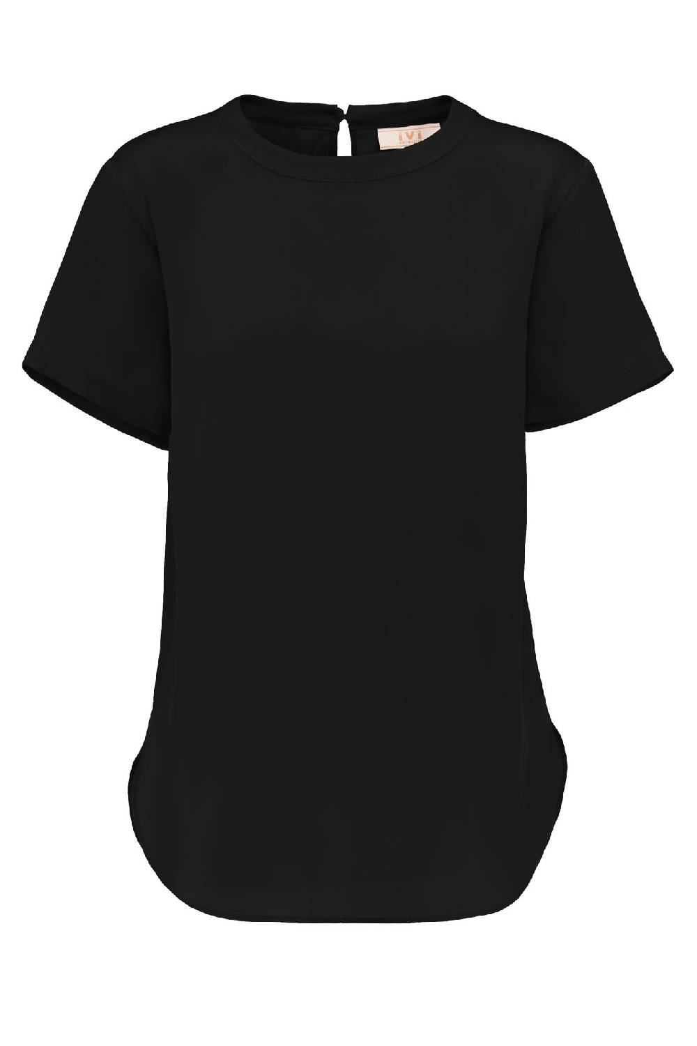 IVI GmbH SOLID SILK Seidenshirt schwarz