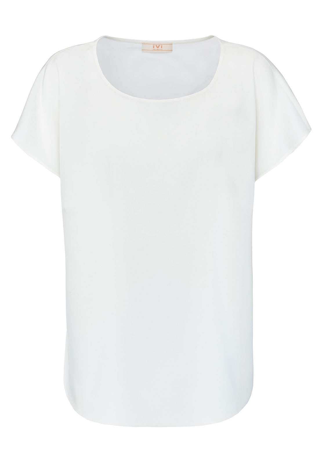 IVI GmbH SOLID SILK Seidenshirt weiß