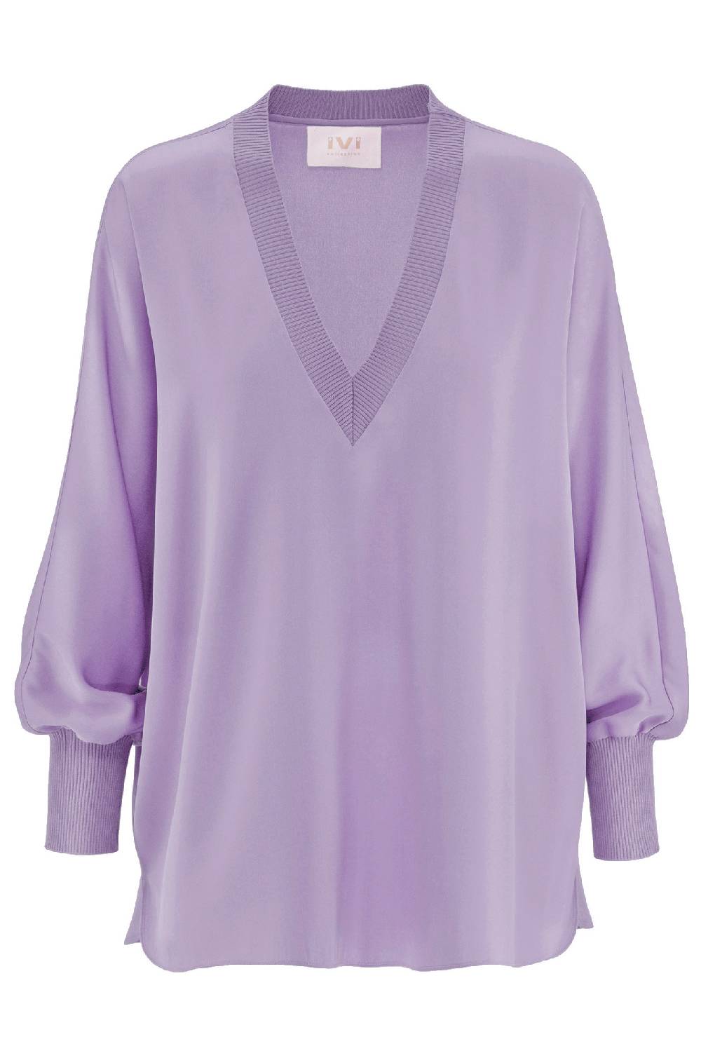 IVI GmbH SOLID SILK Tunika lila