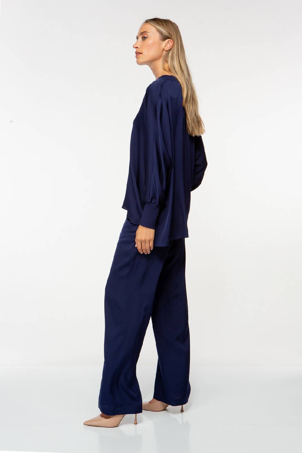 IVI GmbH SOLID SILK Tunika Navy