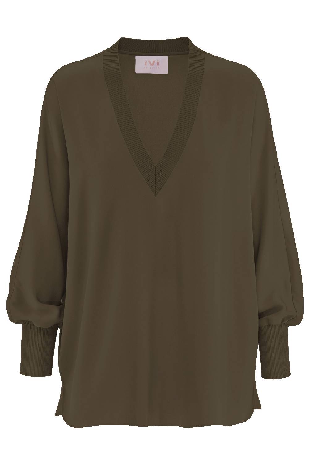 IVI GmbH SOLID SILK Tunika olive
