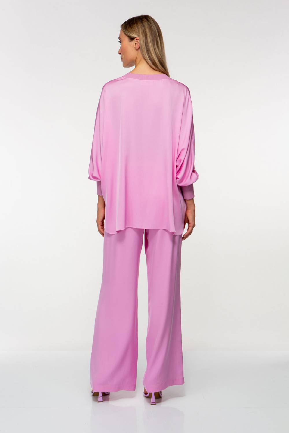 IVI GmbH SOLID SILK Tunika Pink Orchid