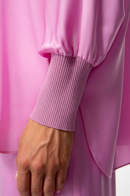 IVI GmbH SOLID SILK Tunika Pink Orchid