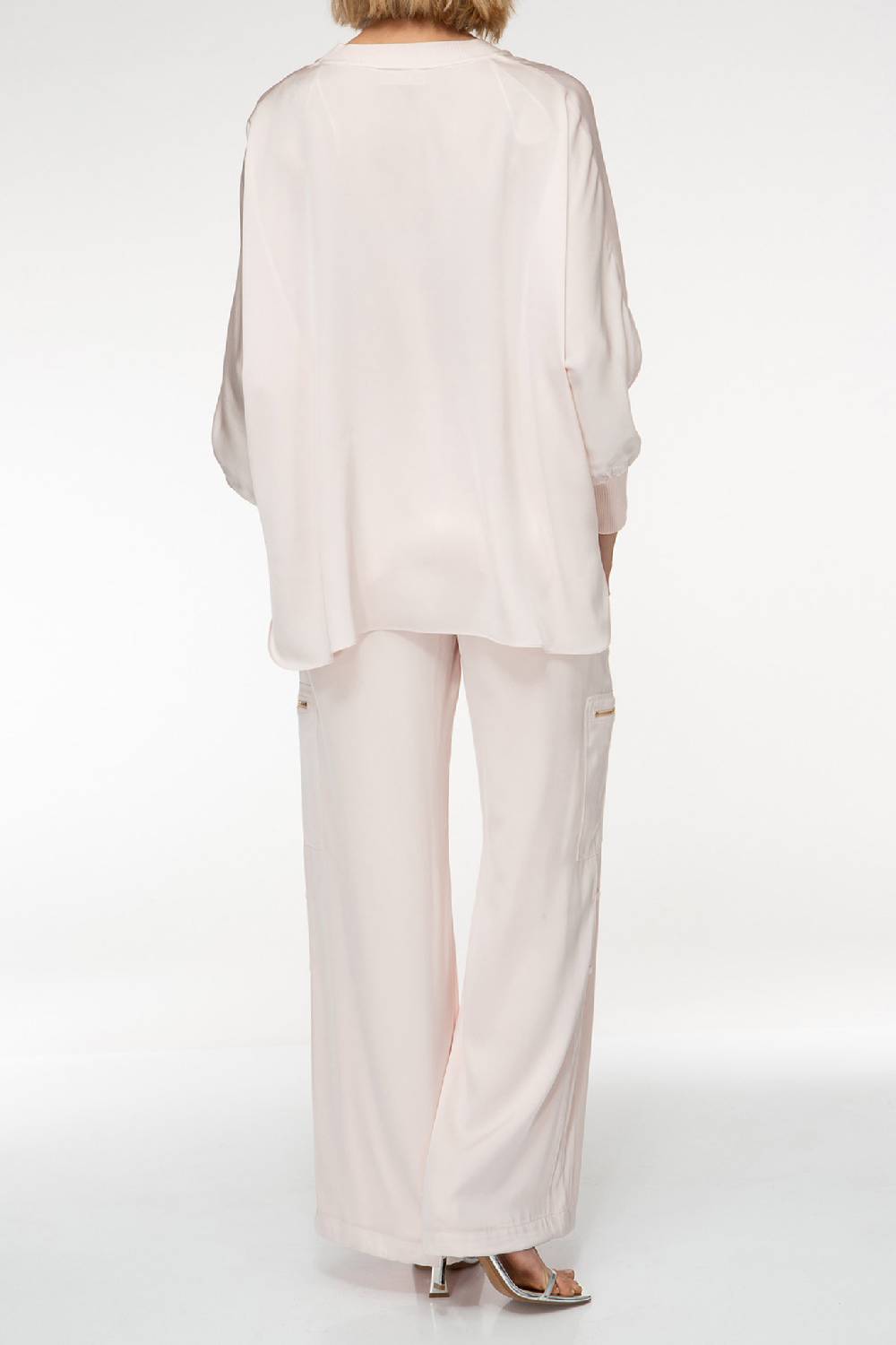 IVI GmbH SOLID SILK Tunika Rosé