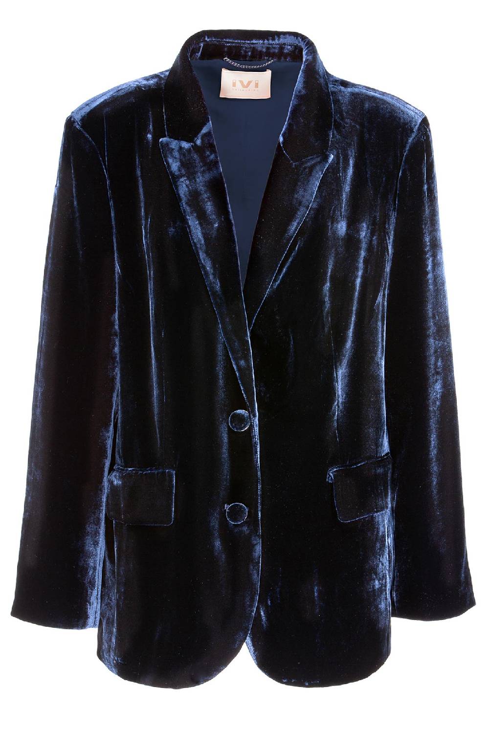 IVI GmbH VELVET Blazer aus Seidensamt navy