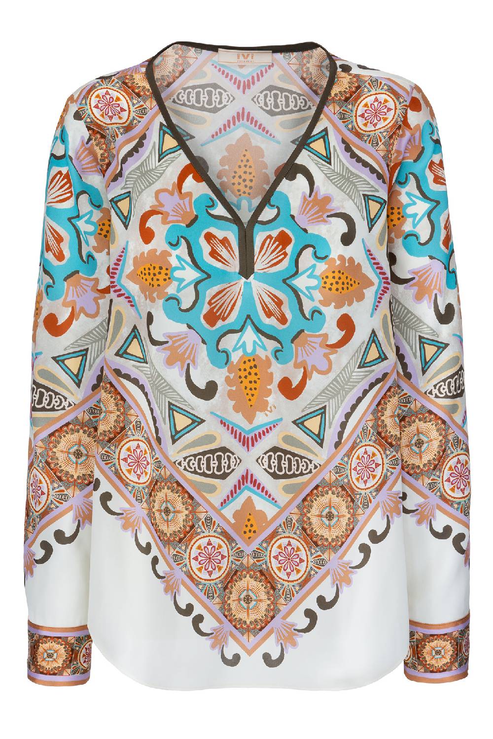 IVI GmbH VINTAGE FLOWERS Bluse weiß