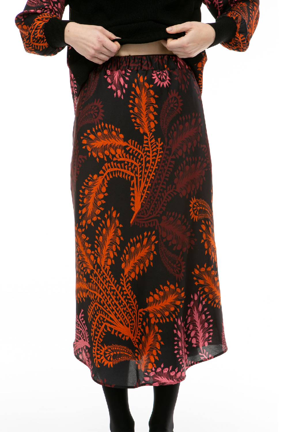 IVI GmbH WILD HERBS Seidenrock Schwarz