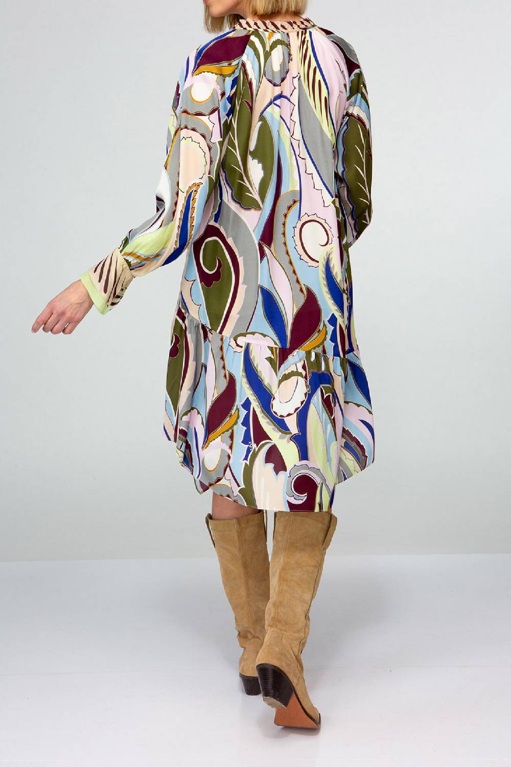 IVI GmbH LAS VEGAS Seidenkleid Mit Asymmetrischem Saum