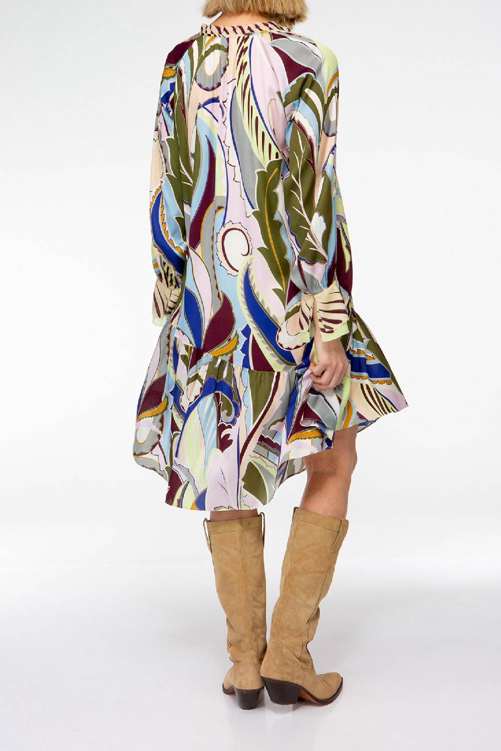 IVI GmbH LAS VEGAS Seidenkleid Mit Asymmetrischem Saum