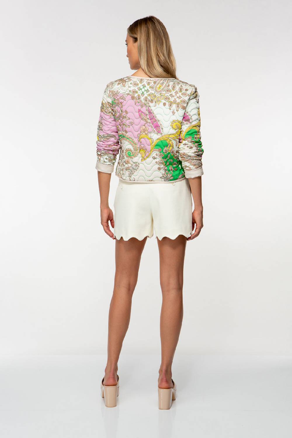 IVI GmbH PAISLEY Gesteppte Wendejacke Aus Seide Multicolor