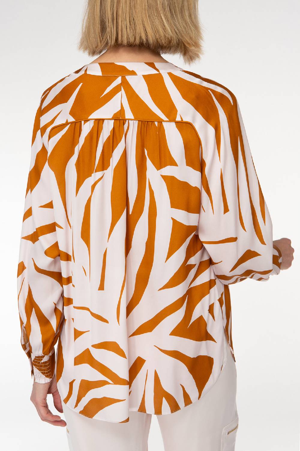 IVI GmbH PALM LEAF AMBER Tunika Mit Raffinierten Nahtdetails