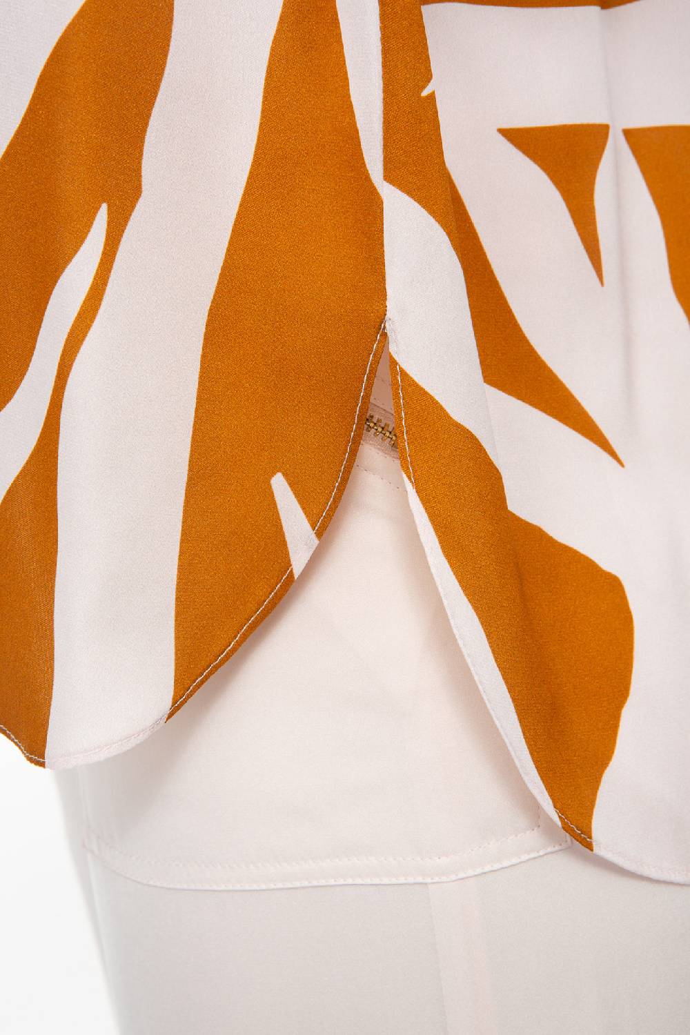 IVI GmbH PALM LEAF AMBER Tunika Mit Raffinierten Nahtdetails