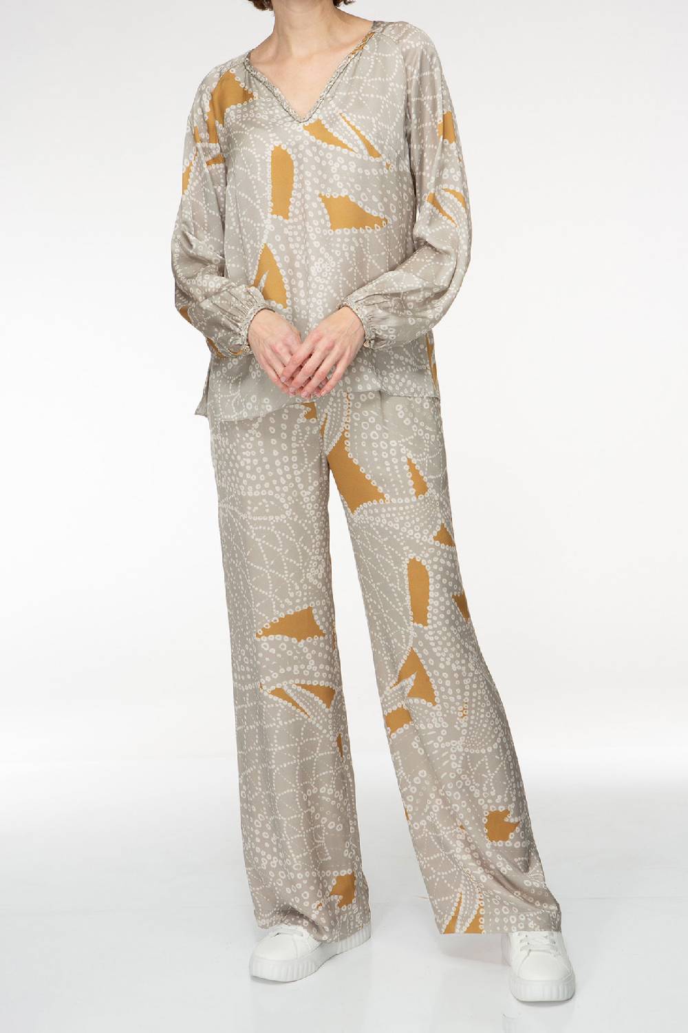 IVI GmbH RAINBOW FISH Bedruckte Hose Mit Weitem Bein