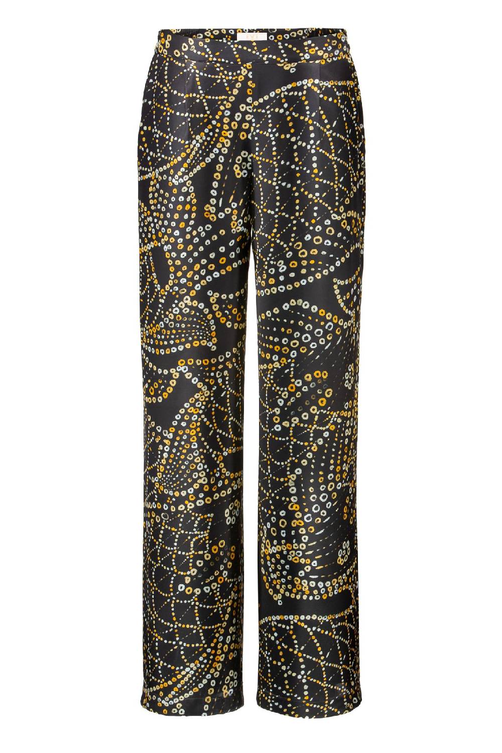 IVI GmbH RAINBOW FISH Bedruckte Hose mit weitem Bein schwarz