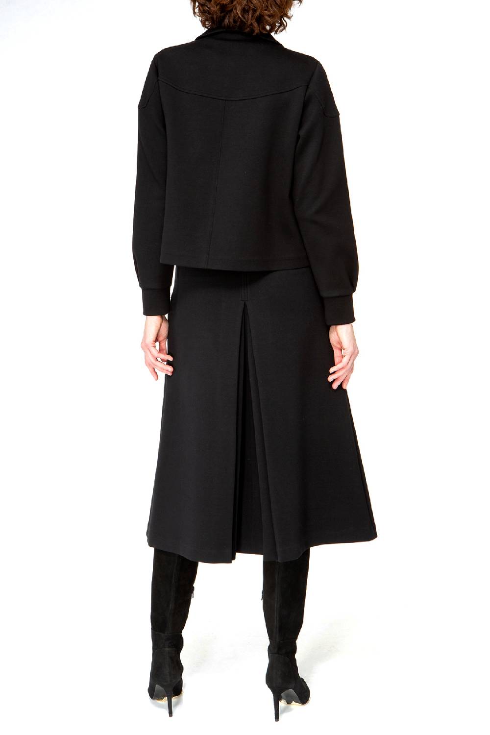 IVI GmbH SOLID JERSEY Kurze Jacke Im Boxy Fit Schwarz