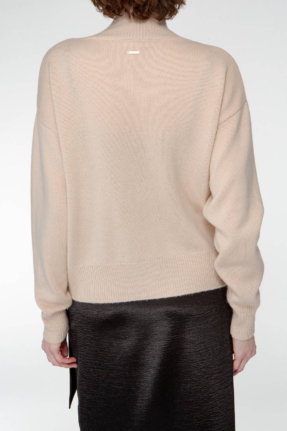 IVI GmbH SOLID KNIT Cardigan Mit Aufgesetzten Taschen Sand