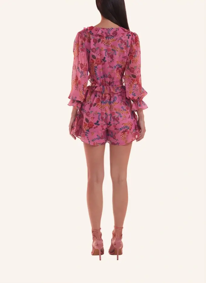 ADLYSH Abendkleid JUMPSUIT DAHLIA FLOWERS