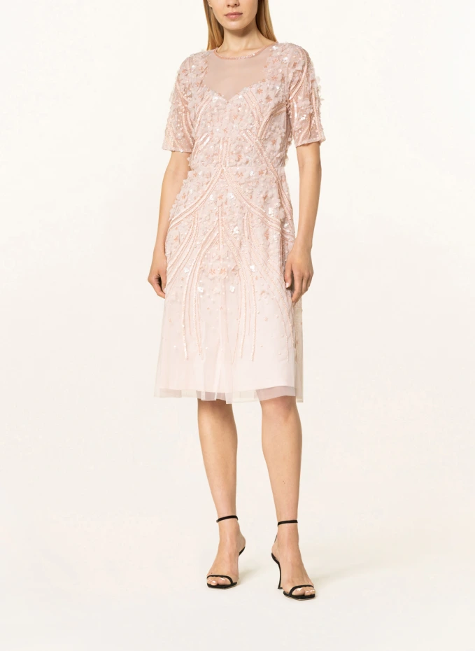 ADRIANNA PAPELL Abendkleid Mit Pailletten Und Tüll