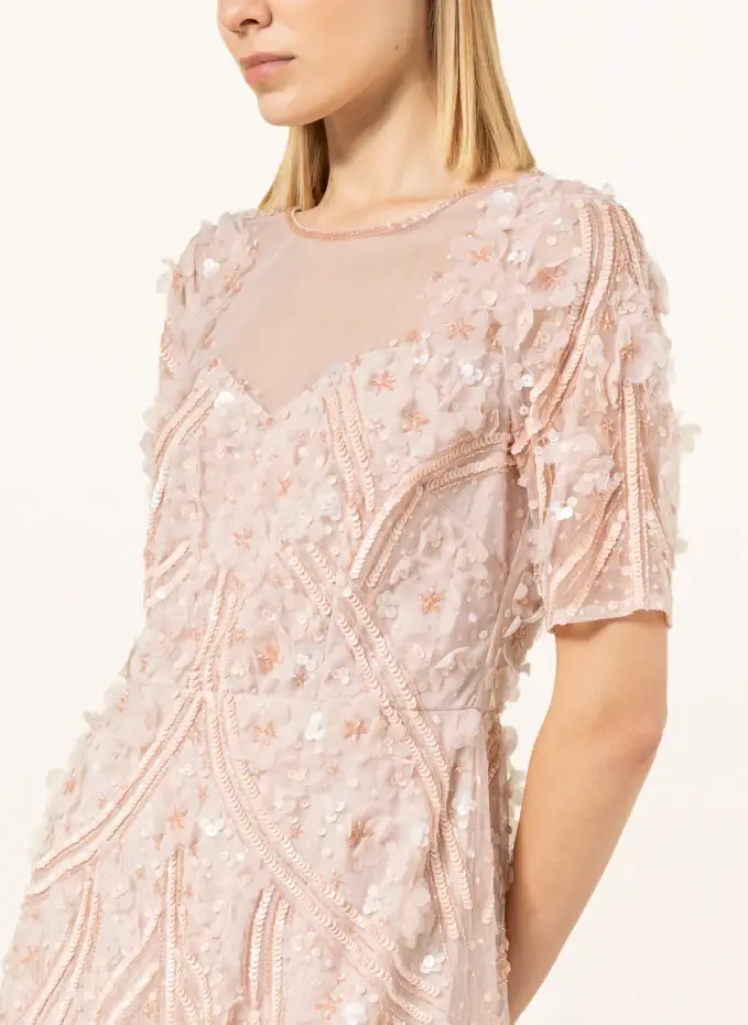 ADRIANNA PAPELL Abendkleid Mit Pailletten Und Tüll