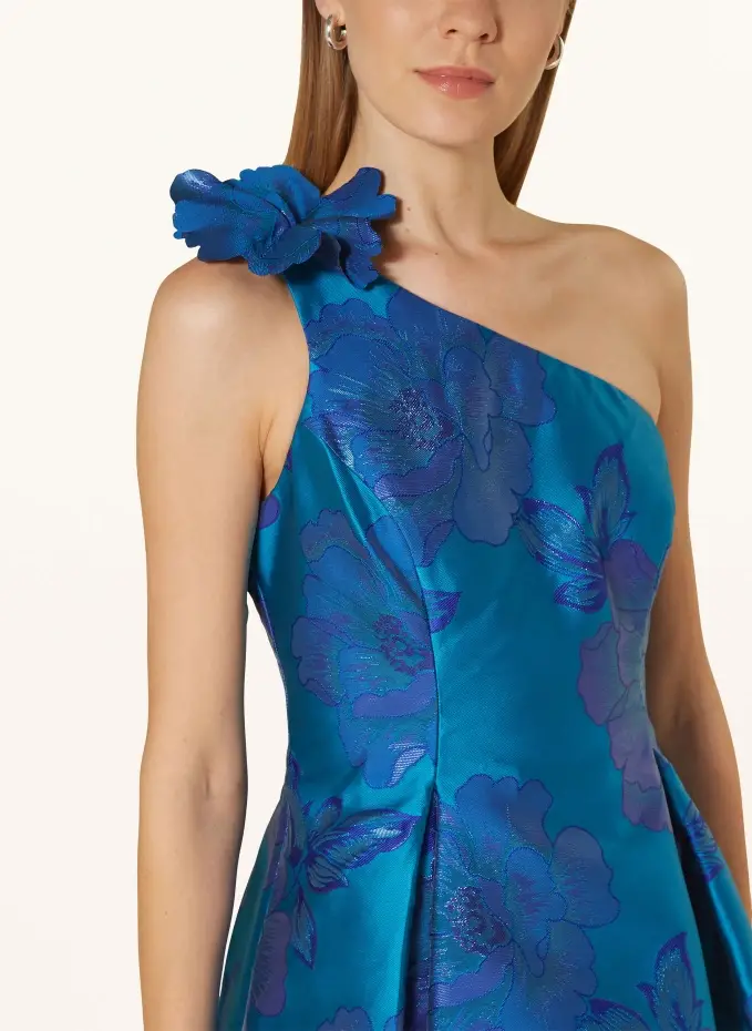 ADRIANNA PAPELL One-Shoulder-Kleid Aus Jacquard