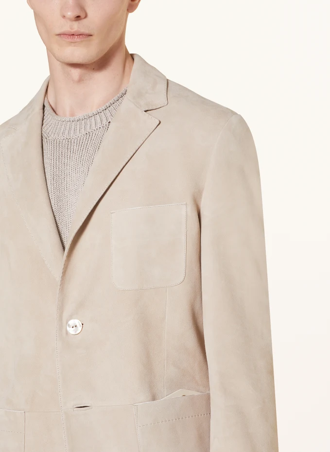 AGNONA Ledersakko Regular Fit