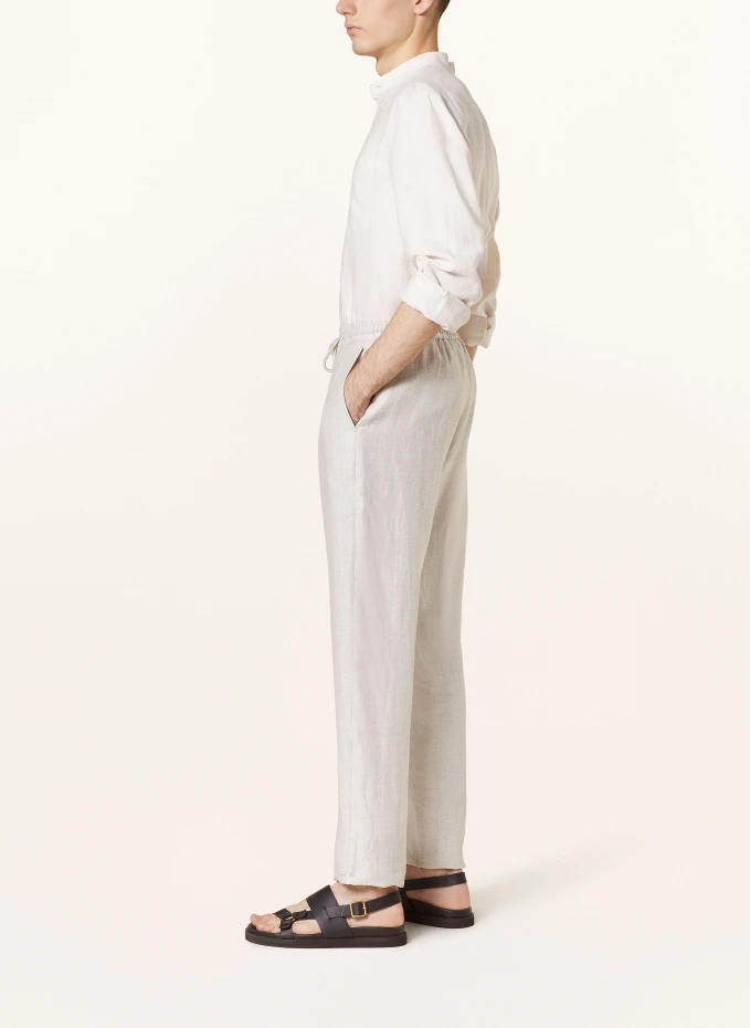 AGNONA Leinenhose Im Jogging-Stil Slim Fit