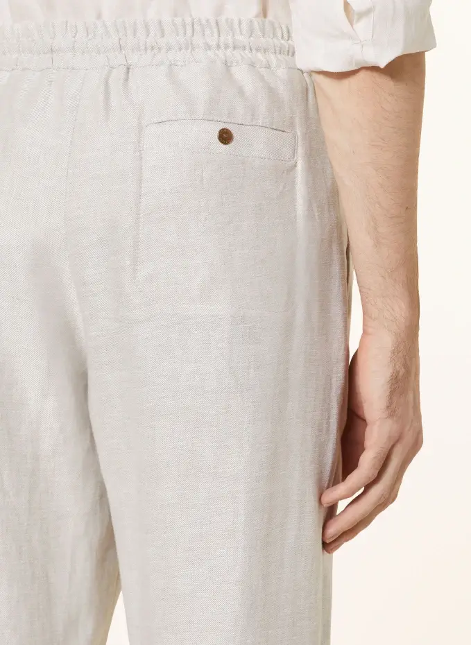 AGNONA Leinenhose Im Jogging-Stil Slim Fit